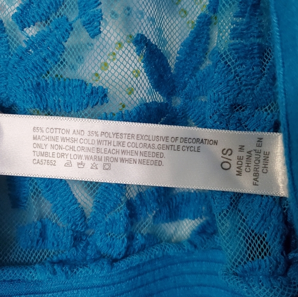 Beautiful Turquoise Lace Sweater ππ¦ - Picture 3 of 4